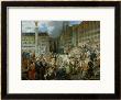 The Duke Of Orleans Crossing The Place Du Chatelet On 31St July 1830 by Prosper Lafaye Limited Edition Pricing Art Print