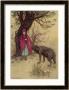 Little Red Riding Hood Meets The Wolf In The Woods by Warwick Goble Limited Edition Pricing Art Print