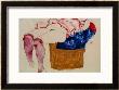Reclining Woman With Mauve Stockings by Egon Schiele Limited Edition Print
