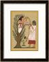 As Loving Mother-Goddess Mut Pours Water From The Sycamore Tree Over A Deceased Person And His Soul by E.A. Wallis Budge Limited Edition Print