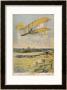 Wilbur Wright Demonstrates His Flying Machine Over The Racecourse by Paul Dufresne Limited Edition Pricing Art Print