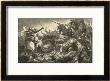 Alfonso Of Castile With The Kings Of Aragon And Navarre Defeats The Moors At Tolosa by Hermann Vogel Limited Edition Print