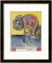 Terrified By German U-Boats The English Pretend To Be Neutral by Franz Juttner Limited Edition Print