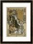 Saint Nicolas With Children, The Original Santa Claus by Heinrich Lefler Limited Edition Print