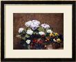 Hydrangeas, Wallflowers And Two Pots Of Pansies, 1879 by Henri Fantin-Latour Limited Edition Print