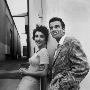 Elizabeth Taylor And Montgomery Clift Posing Together Outside At Paramount Studios by Peter Stackpole Limited Edition Print