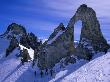 Skiers At L'aiguille Percee, Tignes, France by Richard Nebesky Limited Edition Print