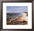 Deserted Beach With Seagulls by T. C. Chiu Limited Edition Pricing Art Print