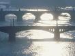 Bridges Over Vltava River On A Sunny Day by Jan Halaska Limited Edition Pricing Art Print