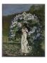 The Lilac Bush, 1891 (Oil On Canvas) by Olaf Isaachsen Limited Edition Print