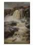 Haug Falls, Modum, 1883 (Pastel On Paper) by Fritz Thaulow Limited Edition Pricing Art Print