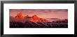 Sunrise, Teton Range, Grand Teton National Park, Wyoming, Usa by Panoramic Images Limited Edition Pricing Art Print