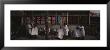 Three Men Getting A Hair Cut In Front Of A Building, Beijing, China by Panoramic Images Limited Edition Pricing Art Print