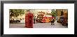 Phone Box, Trafalgar Square Afternoon, London, England, United Kingdom by Panoramic Images Limited Edition Print