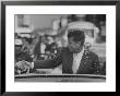 Senator John F. Kennedy During Campaigning by Paul Schutzer Limited Edition Pricing Art Print
