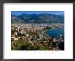 City And Marina Viewed From Surrounding Hillside, Alanya, Antalya, Turkey by John Elk Iii Limited Edition Print