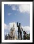 Statue Of Walt Disney And Micky Mouse At Disney World, Orlando, Florida, Usa by Angelo Cavalli Limited Edition Print