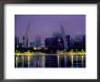 City Skyline In Fog, With Gateway Arch And Mississippi River, St. Louis, Missouri by John Elk Iii Limited Edition Print