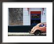 Old Car In Front Of Bar In La Boca Harbour Area, Buenos Aires, Buenos Aires, Argentina by Shannon Nace Limited Edition Print