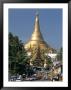 Shwedagon Paya (Pagoda), Buddhist Temple Seen From Yangon Road, Yangon (Rangoon), Myanmar (Burma) by Tony Waltham Limited Edition Pricing Art Print
