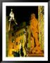 Michelangelo's David (Copy) And Other Statues On Piazza Della Signoria At Night, Florence, Italy by Martin Moos Limited Edition Print