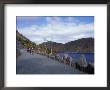 Biking On Carriage Roads, Jordan Pond And The Bubbles, Maine, Usa by Jerry & Marcy Monkman Limited Edition Print