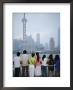 People On The Bund Looking At The Oriental Pearl Tower In Pudong District, Shanghai, China, Asia by Angelo Cavalli Limited Edition Print