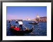 Gondolas In Grand Canal Near St. Mark's, Venice, Veneto, Italy by Roberto Gerometta Limited Edition Print