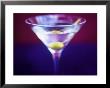 A Glass Of Martini With Green Olive by David Loftus Limited Edition Pricing Art Print