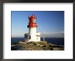 Lindesnes Fyr Lighthouse, On South Coast, Southernmost Point Of Norway, Norway, Scandinavia by Gavin Hellier Limited Edition Print