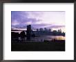 Manhattan Skyline And Brooklyn Bridge, New York, New York State, Usa by Yadid Levy Limited Edition Print