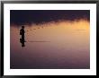 Fisherman Silhouetted At Sunrise, Sanur, Bali, Indonesia by Richard I'anson Limited Edition Print