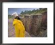 Priest Outside The Sunken Rock Hewn Church Of Bet Giyorgis, Lalibela, Ethiopia by Gavin Hellier Limited Edition Print