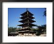 Pagoda, Horyu-Ji Temple, Unesco World Heritage Site, Founded In 607, Nara, Kansai, Japan by Christopher Rennie Limited Edition Print