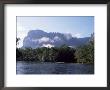 Rio Carrao And Auyun Tepuy, Canaima National Park, Unesco World Heritage Site, Venezuela by Charles Bowman Limited Edition Pricing Art Print