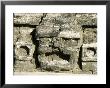 Stone Mask On Temple Of Masonry Altars, Altun Ha, Belize, Central America by Upperhall Limited Edition Print