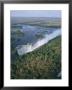 Aerial View Of The Victoria Falls, Unesco World Heritage Site, Zimbabwe, Africa by Geoff Renner Limited Edition Print