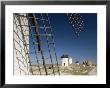 Castle And Windmills, Consuegra, Ruta De Don Quixote, Castile La Mancha, Spain by Michael Busselle Limited Edition Print