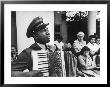 Navy Cpo Graham Jackson Playing Accordian, Crying As Franklin D Roosevelt's Body Is Carried Away by Ed Clark Limited Edition Print