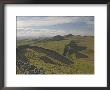 Looking West From Kings Hill To Housesteads Fort And Crag, Hadrians Wall, Northumbria by James Emmerson Limited Edition Print