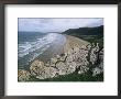 Looking From The Cliffs At Rhossili, Towards Llangennith At Far West Of The Gower Peninsula, Wales by Robert Francis Limited Edition Print
