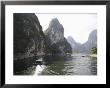Cruise Boats On Li River Between Guilin And Yangshuo, Guilin, Guangxi Province, China by Angelo Cavalli Limited Edition Print