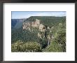 Bridal Veil Falls From Govett's Leap Lookout, Blue Mountains National Park, New South Wales by Ken Gillham Limited Edition Print