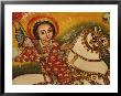 Mural Painting In The Church Of Narga Selassie,Dek Island On Lake Tana, Ethiopia, Africa by J P De Manne Limited Edition Print