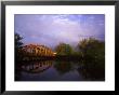 Rainbow Bridge Over Sheyenne River, Valley City, North Dakota, Usa by Chuck Haney Limited Edition Print