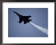 Su27 Russian Jet Fighter Trailing Smoke As It Races Across The Sky, Australia by Jason Edwards Limited Edition Print
