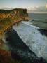 Elevated View Of The Sea Cliffs At Ulu Watu by Tim Laman Limited Edition Print