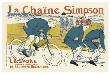 The Simpson Bicycle Chain by Henri De Toulouse-Lautrec Limited Edition Pricing Art Print