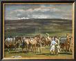 In The Saddling Paddock, March Meet, Cheltenham by Sir Alfred Munnings Limited Edition Print