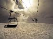 Chairlift On Whistler In Cloudy Storm by David Elton Limited Edition Print